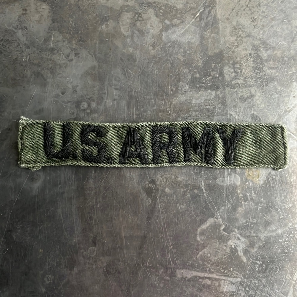 U.S. ARMY embroidered tape patch - Vintage
